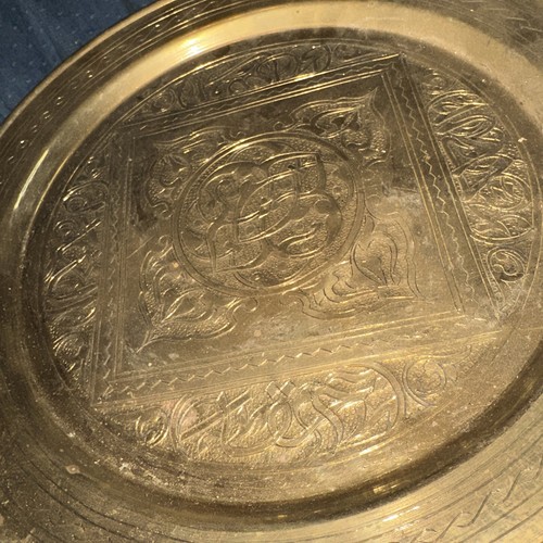 Large brass tray - brass, tray/table